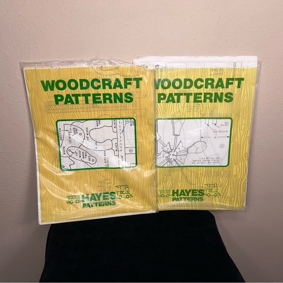 Set Of 2 Woodcraft Woodworking Pattern Books Hayes Patterns Crafting Projects - Picture 7 of 9